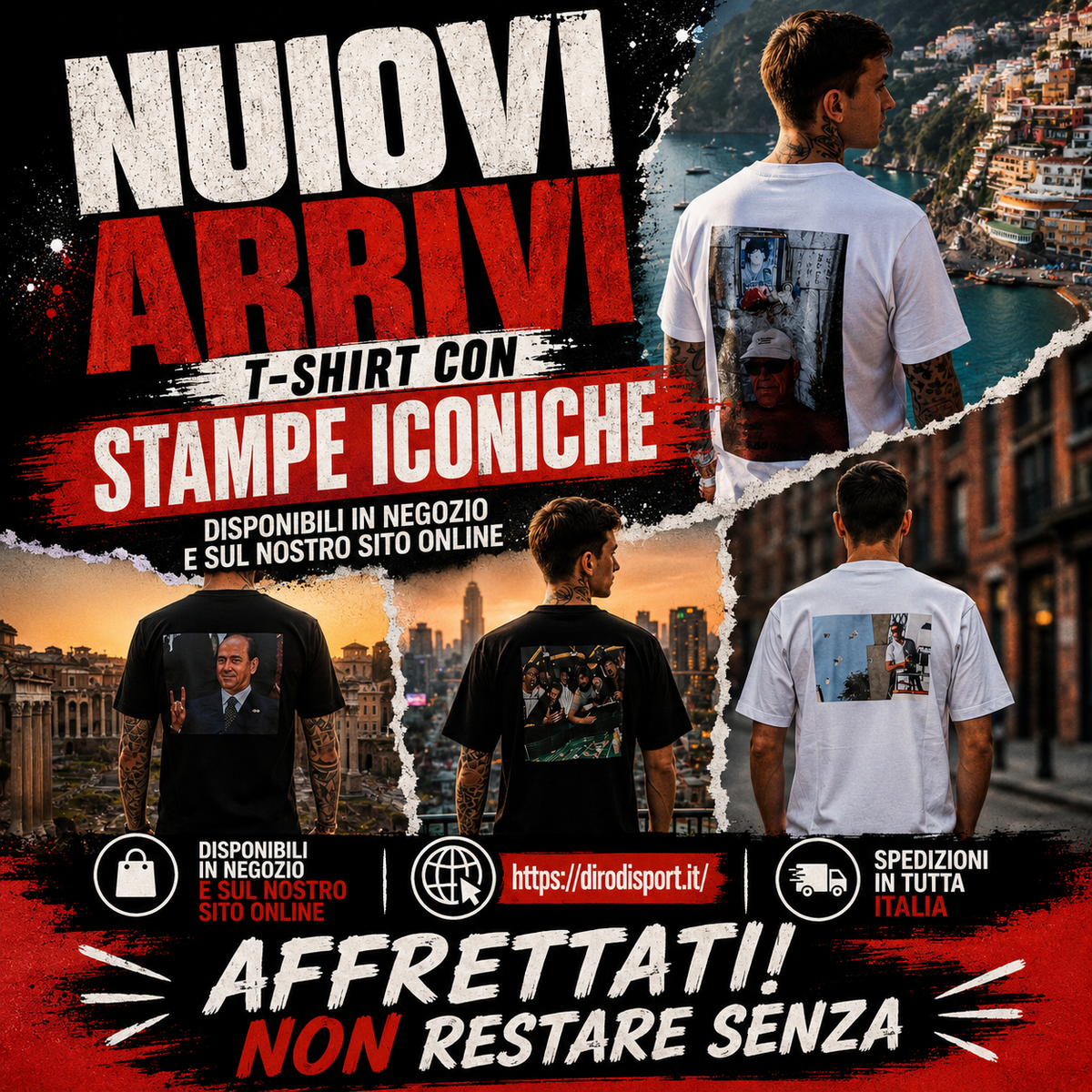 T-SHIRT CON STAMPE