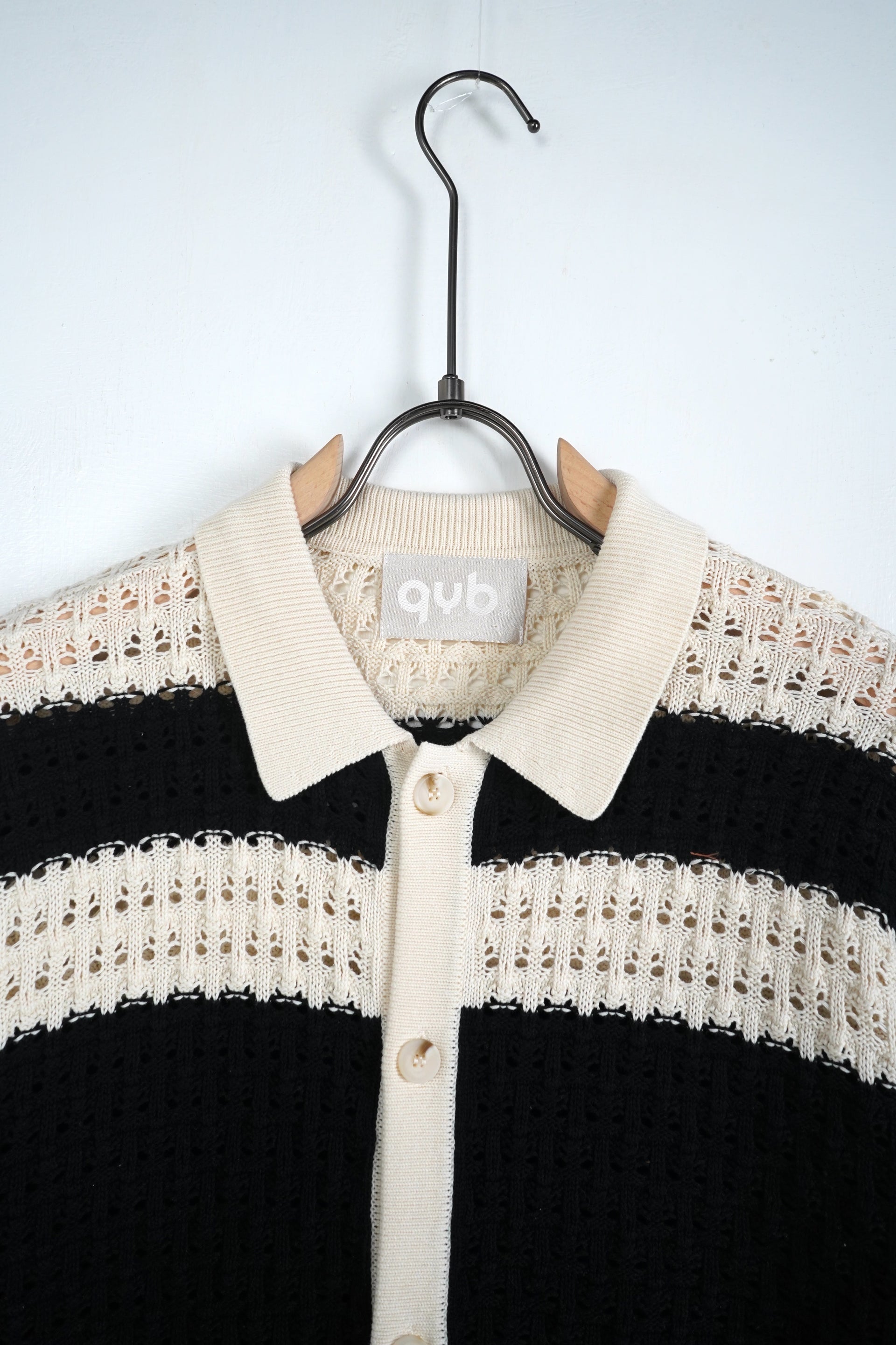 CAMICIA MALDIVE WHITE E BLACK
