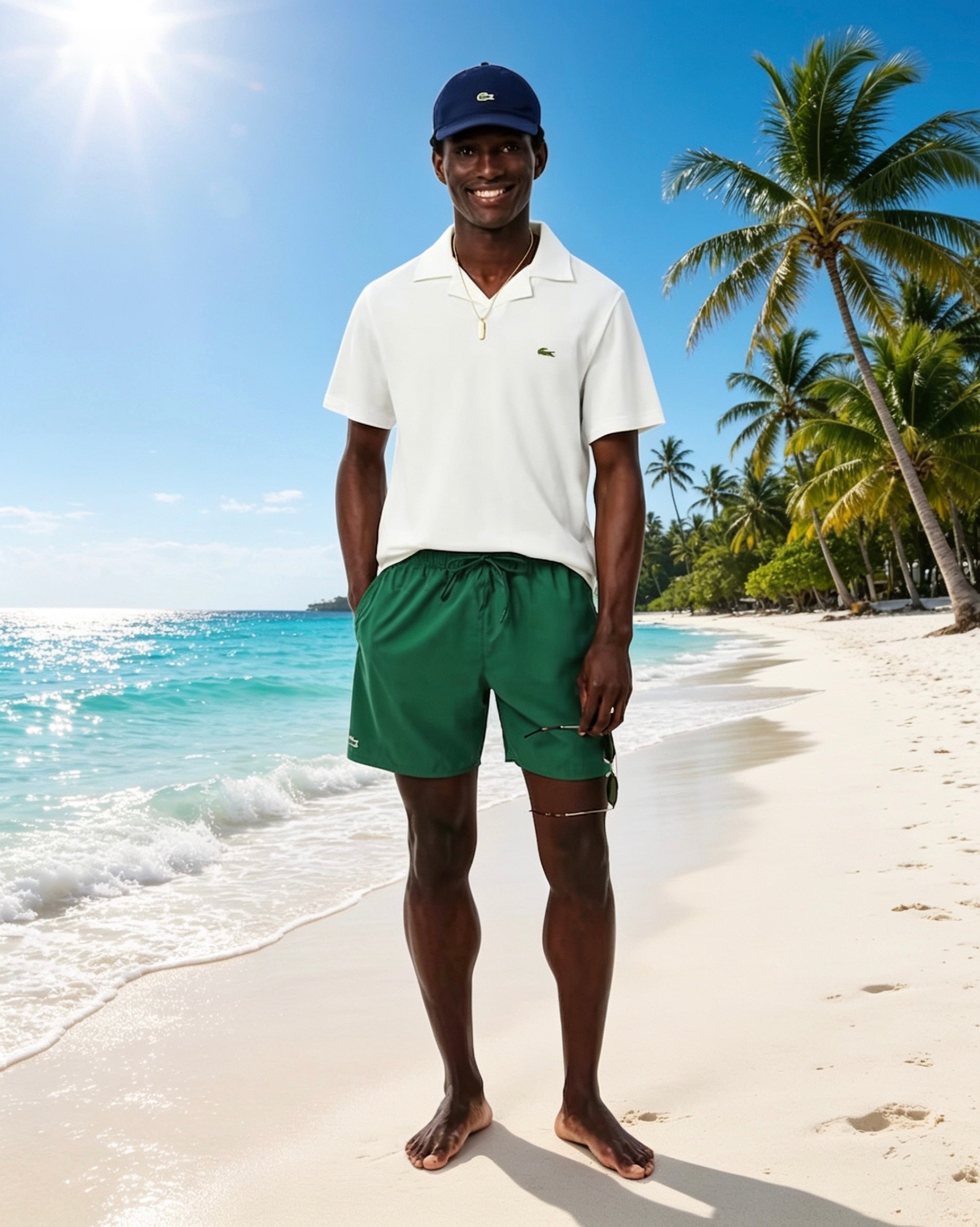 COSTUME MARE UOMO LACOSTE VERT 132