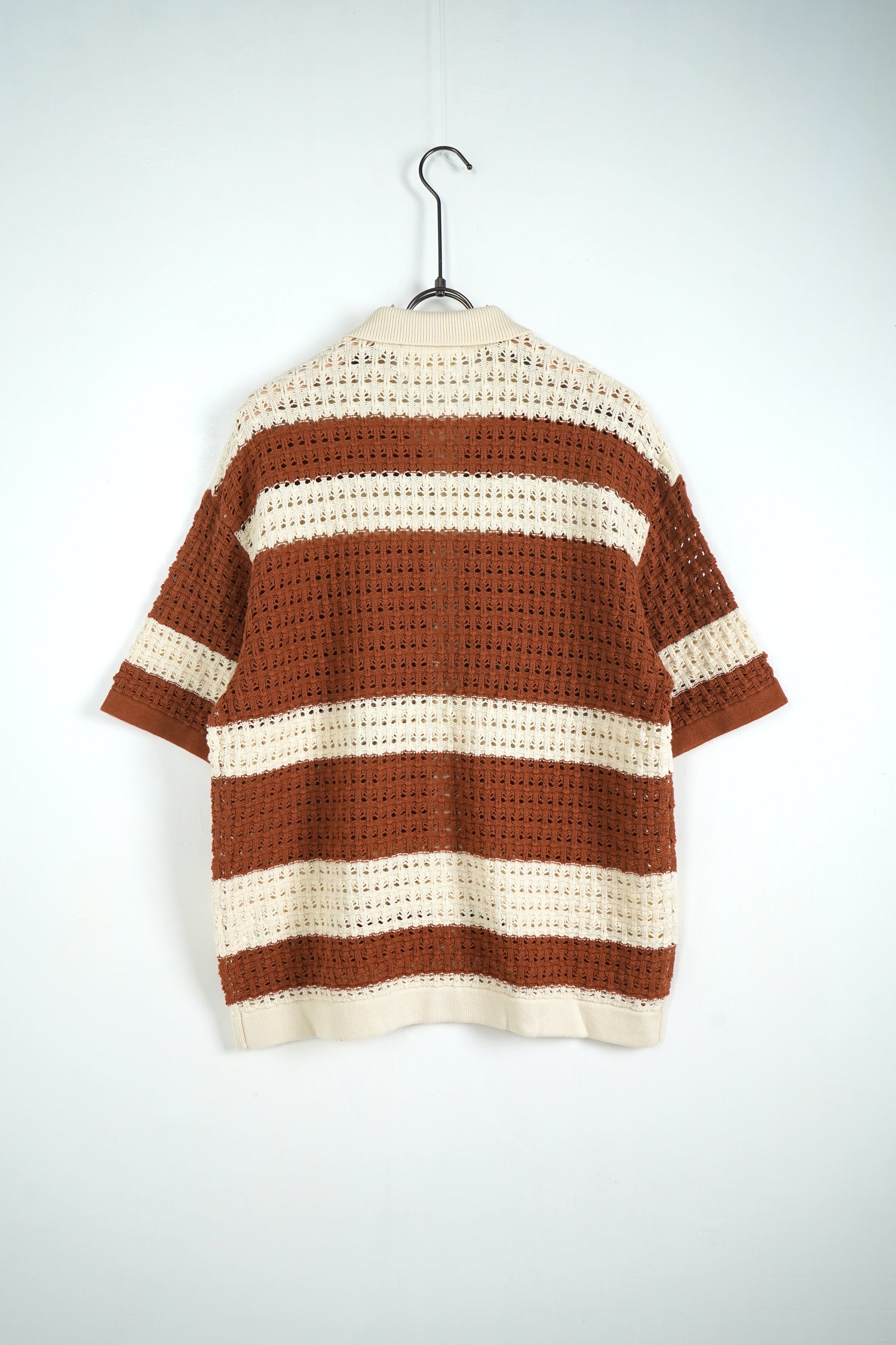 CAMICIA MALDIVE WHITE E BROWN